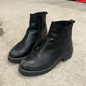 Black Steve Madden booties